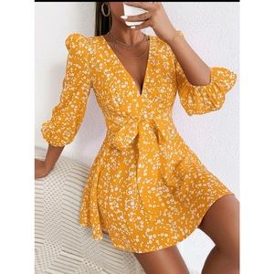 Shein Ditsy Floral Dress